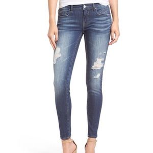 VIGOSS CHELSIE SKINNY JEANS DESTROYED SZ 28